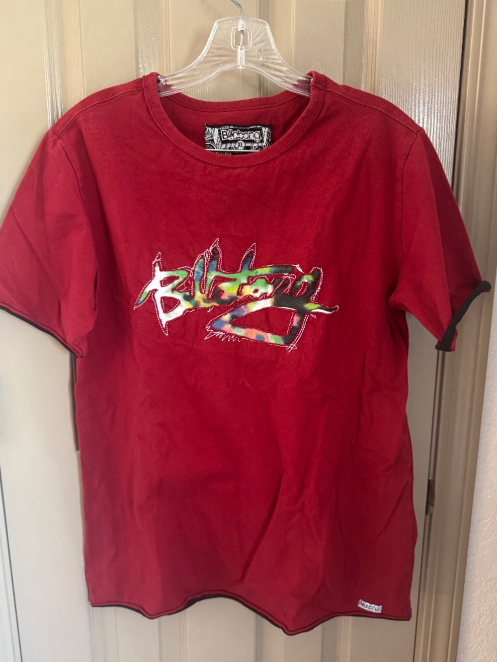 Billabong cotton t-shirt red Sz xl